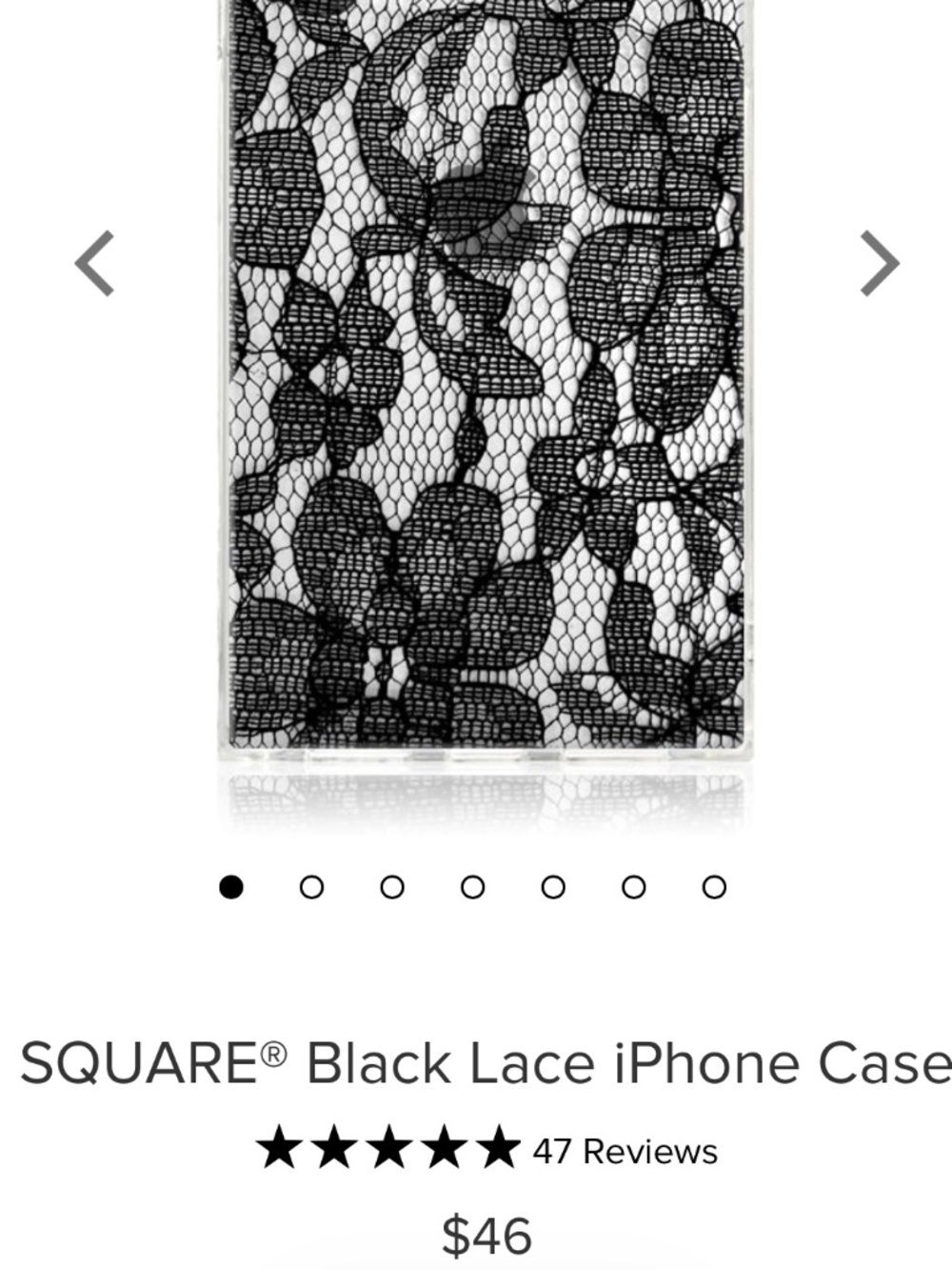 Flaunt Lace Square Case IPhone 15 PRO w/ MagSafe - Like New